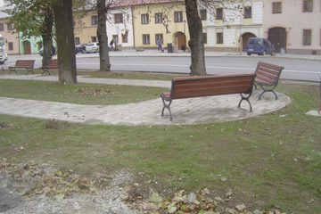 Reconstruction of a square and construction of pavements - Vrbov