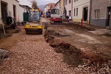 Levoča- Restoration of the water supply on Špitálska Street